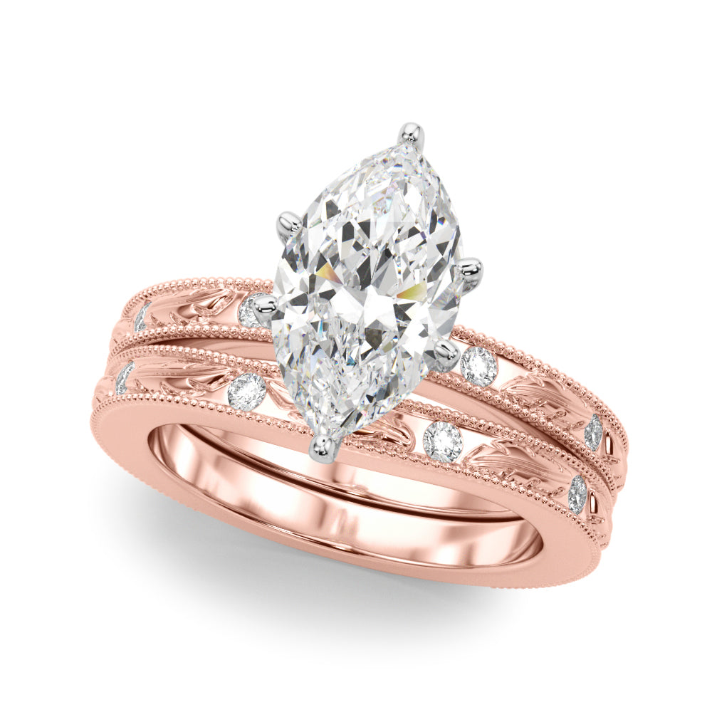 Round Solitaire Lab Grown Diamond Engagement Ring - VS1 D/E/F | 14K & 18K Gold | 14K Yellow Gold | Round Lab Diamond | Picasso Gold & Diamond Chicago