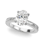Round Solitaire Lab Grown Diamond Engagement Ring - VS1 D/E/F | 14K & 18K Gold | Lab Grown Diamond Engagement Ring | Picasso Gold & Diamond | Chicago
