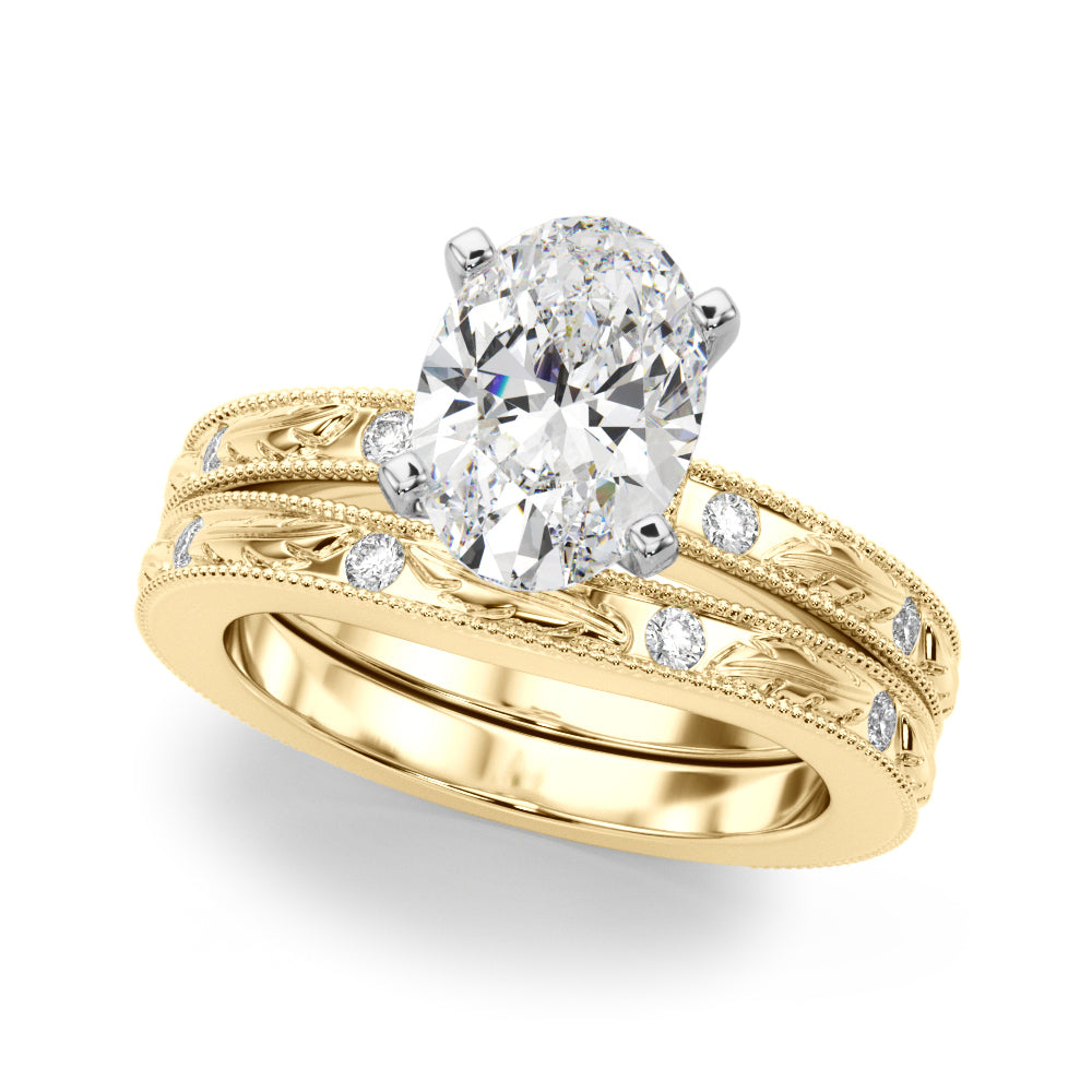 Round Solitaire Lab Grown Diamond Engagement Ring - VS1 D/E/F | 14K & 18K Gold | Lab Grown Diamond Engagement Ring | Picasso Gold & Diamond | Chicago