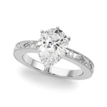 Round Solitaire Lab Grown Diamond Engagement Ring - VS1 D/E/F | 14K & 18K Gold | 14K White Gold | Round Lab Diamond | Picasso Gold & Diamond Chicago