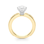 Round Solitaire Lab Grown Diamond Engagement Ring - VS1 D/E/F | 14K & 18K Gold | 18K White Gold | Round Lab Diamond | Picasso Gold & Diamond Chicago