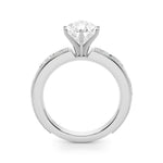 Round Solitaire Lab Grown Diamond Engagement Ring - VS1 D/E/F | 14K & 18K Gold | 18K Yellow Gold | Round Lab Diamond | Picasso Gold & Diamond Chicago