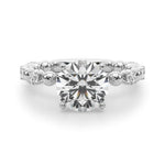 Round Classic Lab Grown Diamond Engagement Ring - VS1 D/E/F | 14K & 18K Gold | 14K Rose Gold | Round Lab Diamond | Picasso Gold & Diamond Chicago