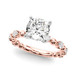 Round Classic Lab Grown Diamond Engagement Ring - VS1 D/E/F | 14K & 18K Gold | 18K White Gold | Round Lab Diamond | Picasso Gold & Diamond Chicago