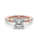Round Classic Lab Grown Diamond Engagement Ring - VS1 D/E/F | 14K & 18K Gold | 18K Yellow Gold | Round Lab Diamond | Picasso Gold & Diamond Chicago