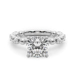 Round Classic Lab Grown Diamond Engagement Ring - VS1 D/E/F | 14K & 18K Gold | 18K Yellow Gold | Round Lab Diamond | Picasso Gold & Diamond Chicago