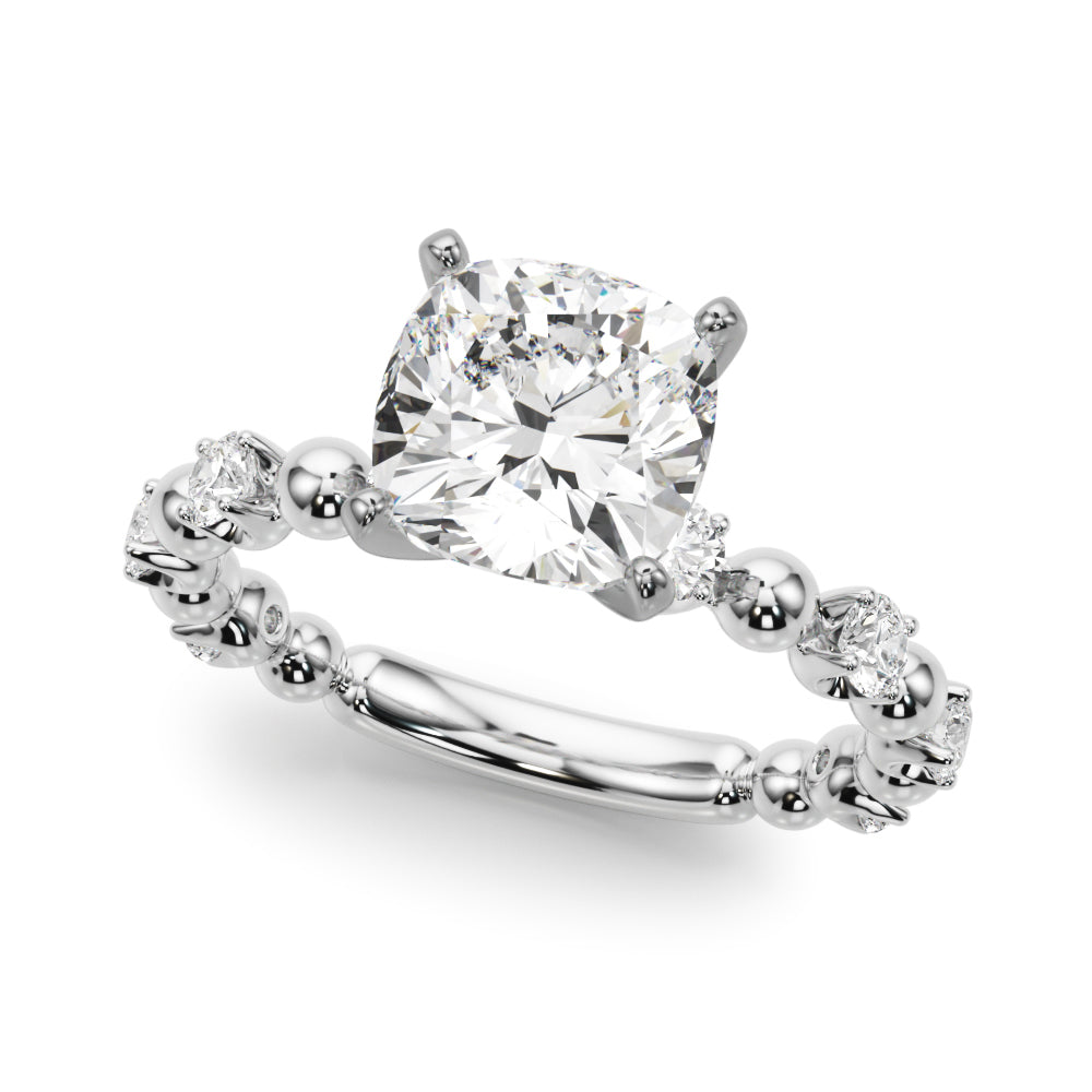 Round Classic Lab Grown Diamond Engagement Ring - VS1 D/E/F | 14K & 18K Gold | 18K Rose Gold | Round Lab Diamond | Picasso Gold & Diamond Chicago