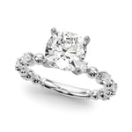 Round Classic Lab Grown Diamond Engagement Ring - VS1 D/E/F | 14K & 18K Gold | 18K Rose Gold | Round Lab Diamond | Picasso Gold & Diamond Chicago