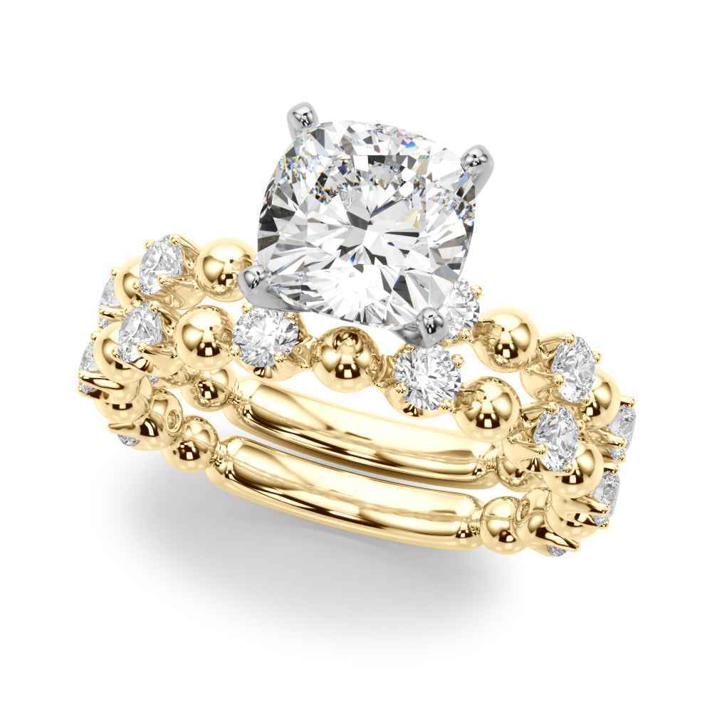 Round Classic Lab Grown Diamond Engagement Ring - VS1 D/E/F | 14K & 18K Gold | 18K Rose Gold | Round Lab Diamond | Picasso Gold & Diamond Chicago