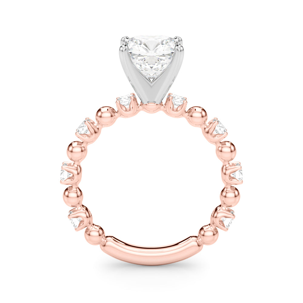 Round Classic Lab Grown Diamond Engagement Ring - VS1 D/E/F | 14K & 18K Gold | Lab Grown Diamond Engagement Ring | Picasso Gold & Diamond | Chicago