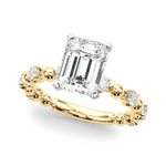 Round Classic Lab Grown Diamond Engagement Ring - VS1 D/E/F | 14K & 18K Gold | Lab Grown Diamond Engagement Ring | Picasso Gold & Diamond | Chicago