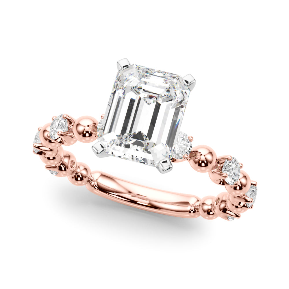 Round Classic Lab Grown Diamond Engagement Ring - VS1 D/E/F | 14K & 18K Gold | Lab Grown Diamond Engagement Ring | Picasso Gold & Diamond | Chicago