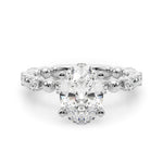 Round Classic Lab Grown Diamond Engagement Ring - VS1 D/E/F | 14K & 18K Gold | Lab Grown Diamond Engagement Ring | Picasso Gold & Diamond | Chicago