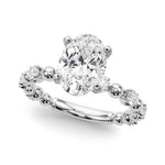 Round Classic Lab Grown Diamond Engagement Ring - VS1 D/E/F | 14K & 18K Gold | Lab Grown Diamond Engagement Ring | Picasso Gold & Diamond | Chicago