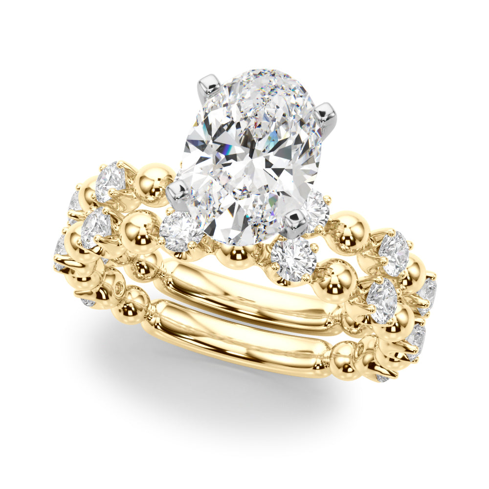 Round Classic Lab Grown Diamond Engagement Ring - VS1 D/E/F | 14K & 18K Gold | Lab Grown Diamond Engagement Ring | Picasso Gold & Diamond | Chicago