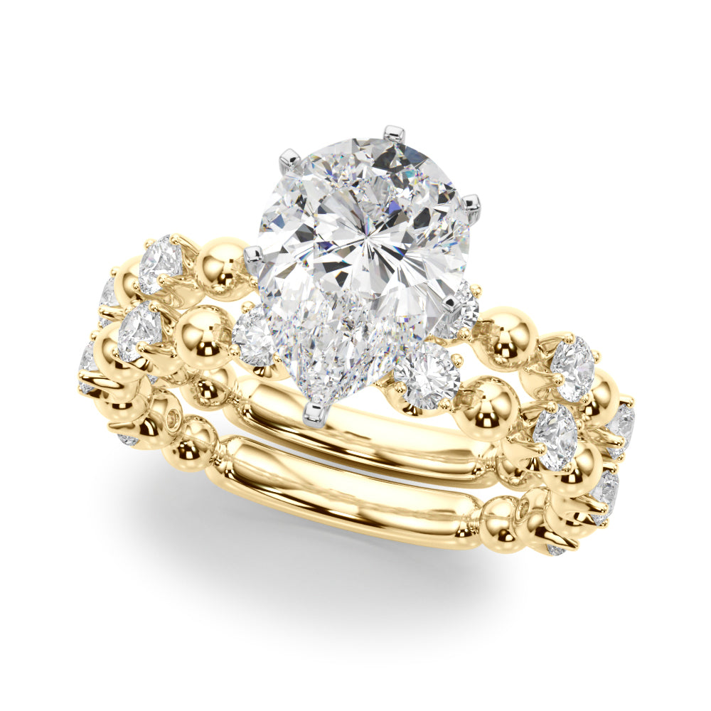Round Classic Lab Grown Diamond Engagement Ring - VS1 D/E/F | 14K & 18K Gold | 14K White Gold | Round Lab Diamond | Picasso Gold & Diamond Chicago