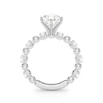 Round Classic Lab Grown Diamond Engagement Ring - VS1 D/E/F | 14K & 18K Gold | 18K Yellow Gold | Round Lab Diamond | Picasso Gold & Diamond Chicago