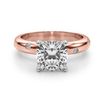 Round Classic Lab Grown Diamond Engagement Ring - VS1 D/E/F | 14K & 18K Gold | 18K Yellow Gold | Round Lab Diamond | Picasso Gold & Diamond Chicago