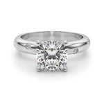 Round Classic Lab Grown Diamond Engagement Ring - VS1 D/E/F | 14K & 18K Gold | 18K Yellow Gold | Round Lab Diamond | Picasso Gold & Diamond Chicago