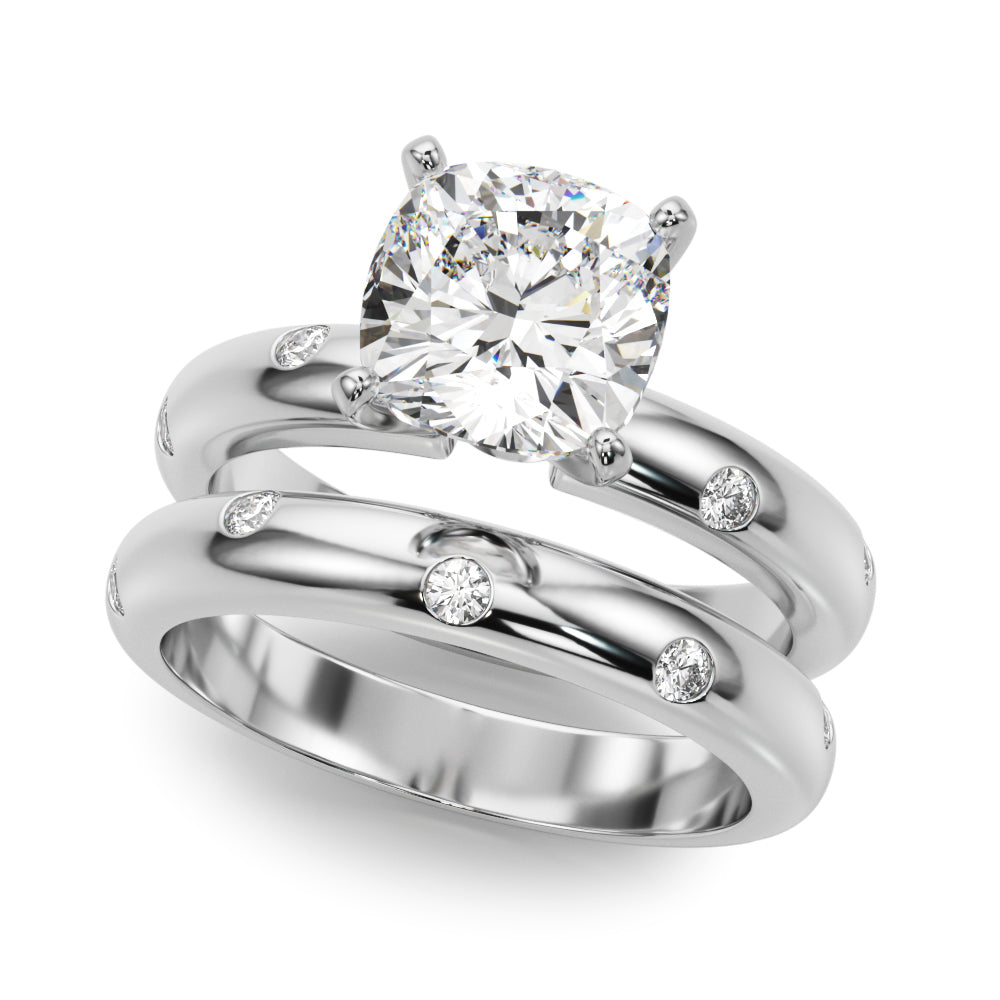 Round Classic Lab Grown Diamond Engagement Ring - VS1 D/E/F | 14K & 18K Gold | Lab Grown Diamond Engagement Ring | Picasso Gold & Diamond | Chicago
