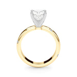 Round Classic Lab Grown Diamond Engagement Ring - VS1 D/E/F | 14K & 18K Gold | Lab Grown Diamond Engagement Ring | Picasso Gold & Diamond | Chicago