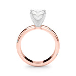 Round Classic Lab Grown Diamond Engagement Ring - VS1 D/E/F | 14K & 18K Gold | Lab Grown Diamond Engagement Ring | Picasso Gold & Diamond | Chicago