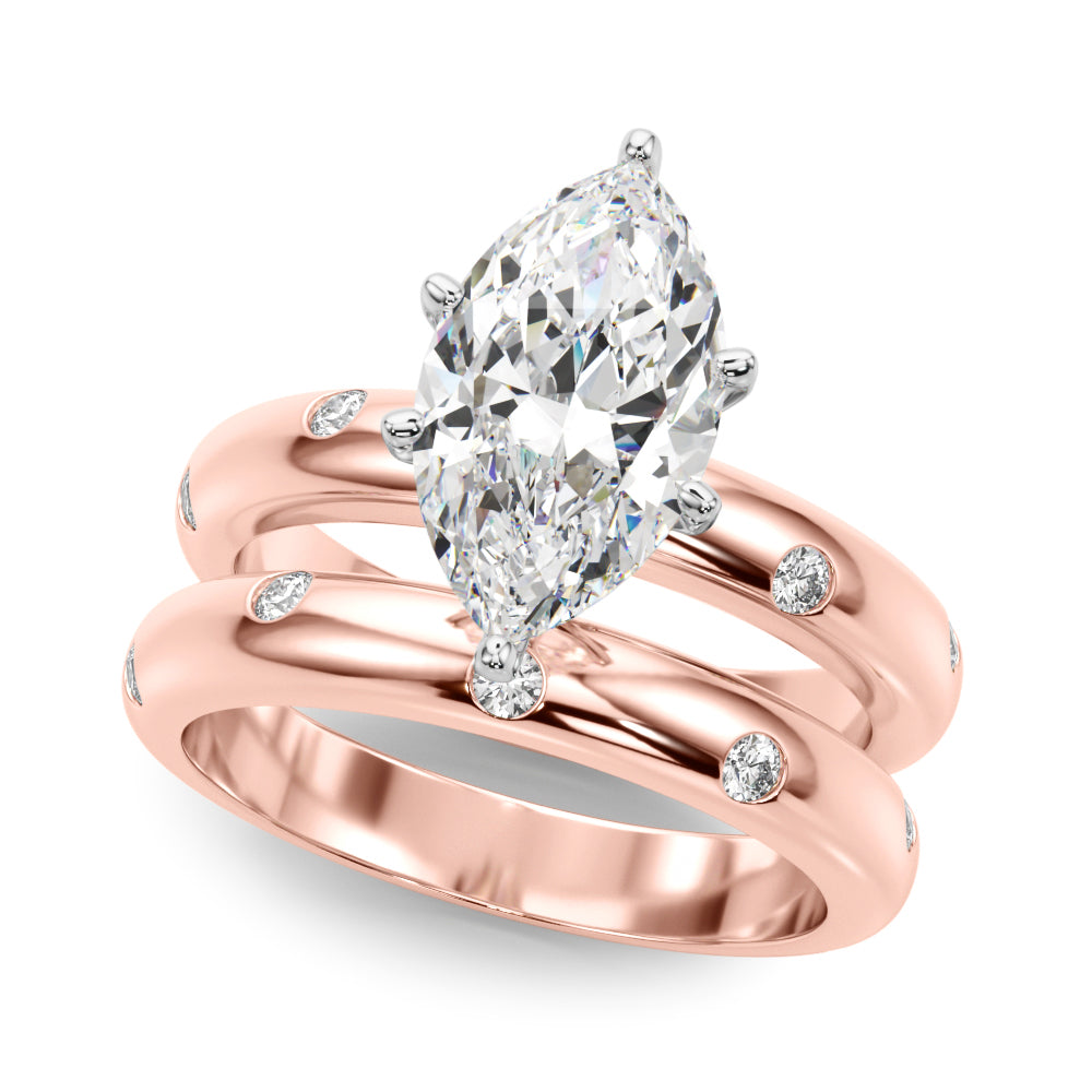 Round Classic Lab Grown Diamond Engagement Ring - VS1 D/E/F | 14K & 18K Gold | 14K Yellow Gold | Round Lab Diamond | Picasso Gold & Diamond Chicago