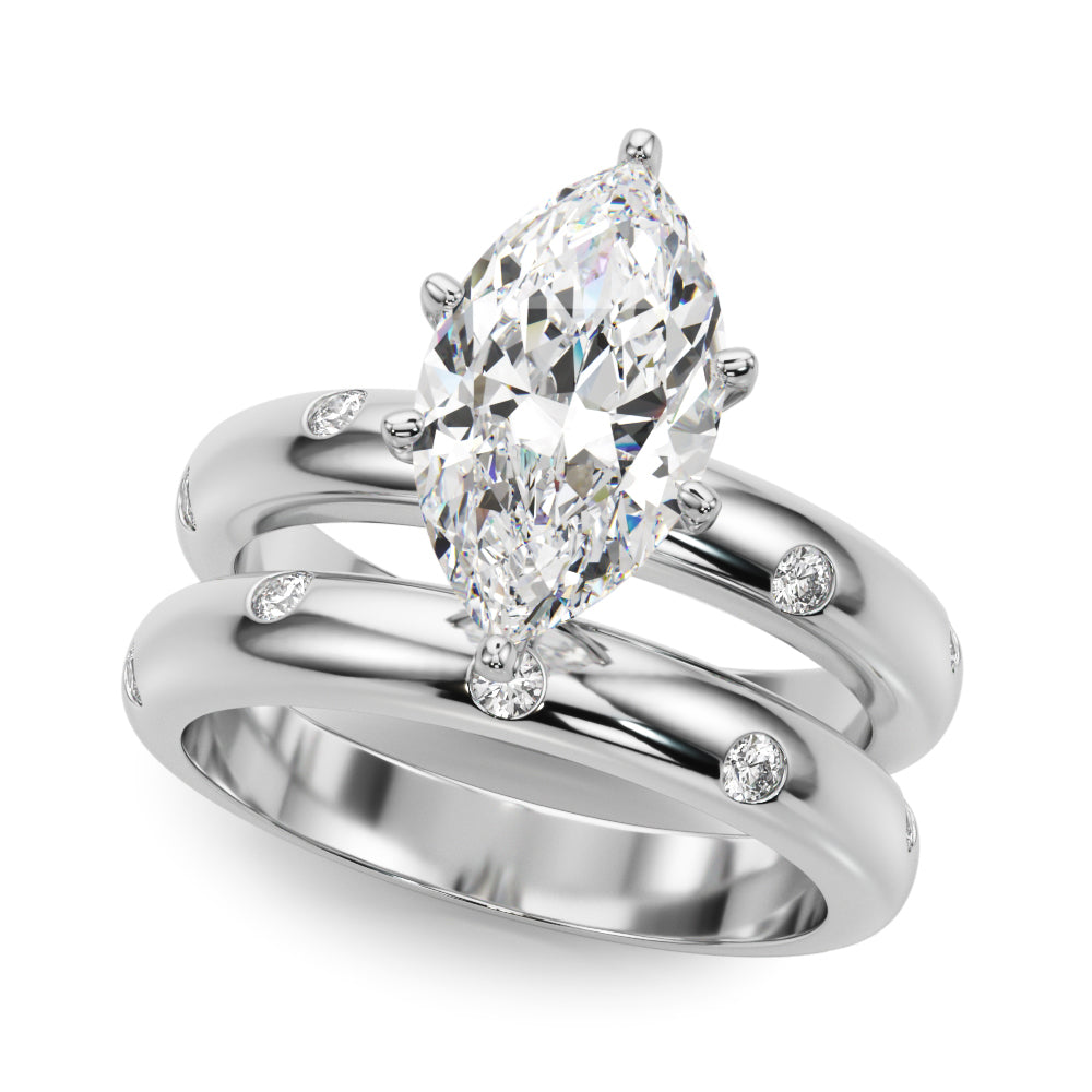 Round Classic Lab Grown Diamond Engagement Ring - VS1 D/E/F | 14K & 18K Gold | 14K Yellow Gold | Round Lab Diamond | Picasso Gold & Diamond Chicago