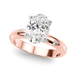 Round Classic Lab Grown Diamond Engagement Ring - VS1 D/E/F | 14K & 18K Gold | 18K Rose Gold | Round Lab Diamond | Picasso Gold & Diamond Chicago