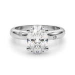 Round Classic Lab Grown Diamond Engagement Ring - VS1 D/E/F | 14K & 18K Gold | Lab Grown Diamond Engagement Ring | Picasso Gold & Diamond | Chicago