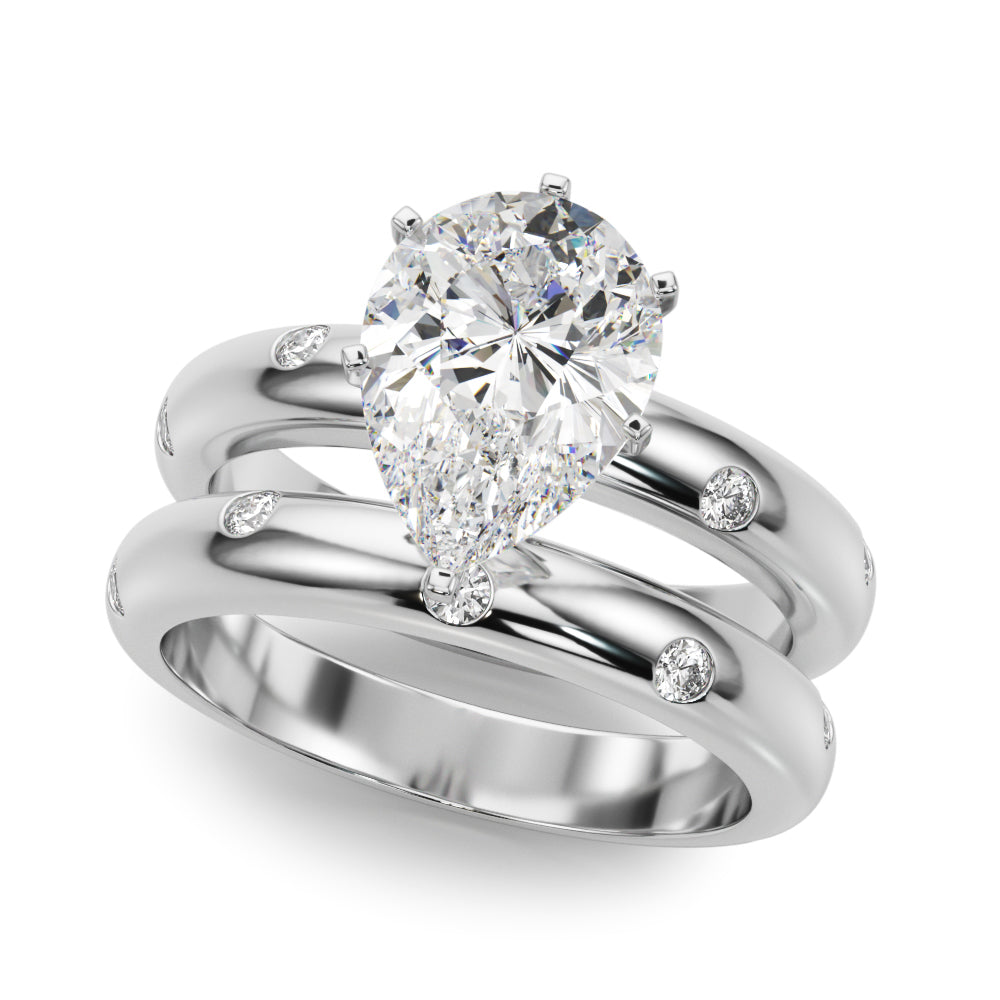 Round Classic Lab Grown Diamond Engagement Ring - VS1 D/E/F | 14K & 18K Gold | 14K Rose Gold | Round Lab Diamond | Picasso Gold & Diamond Chicago