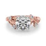 Round Nature Inspired Lab Grown Diamond Engagement Ring - VS1 D/E/F | 14K & 18K Gold | 14K Rose Gold | Round Lab Diamond | Picasso Gold & Diamond Chicago