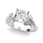 Round Nature Inspired Lab Grown Diamond Engagement Ring - VS1 D/E/F | 14K & 18K Gold | 18K Rose Gold | Round Lab Diamond | Picasso Gold & Diamond Chicago