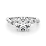 Round Nature Inspired Lab Grown Diamond Engagement Ring - VS1 D/E/F | 14K & 18K Gold | 14K Rose Gold | Round Lab Diamond | Picasso Gold & Diamond Chicago