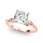 Round Nature Inspired Lab Grown Diamond Engagement Ring - VS1 D/E/F | 14K & 18K Gold | 18K White Gold | Round Lab Diamond | Picasso Gold & Diamond Chicago