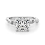 Round Nature Inspired Lab Grown Diamond Engagement Ring - VS1 D/E/F | 14K & 18K Gold | 18K Yellow Gold | Round Lab Diamond | Picasso Gold & Diamond Chicago