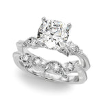 Round Nature Inspired Lab Grown Diamond Engagement Ring - VS1 D/E/F | 14K & 18K Gold | Platinum | Round Lab Diamond | Picasso Gold & Diamond Chicago