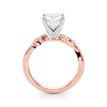 Round Nature Inspired Lab Grown Diamond Engagement Ring - VS1 D/E/F | 14K & 18K Gold | Lab Grown Diamond Engagement Ring | Picasso Gold & Diamond | Chicago