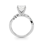 Round Nature Inspired Lab Grown Diamond Engagement Ring - VS1 D/E/F | 14K & 18K Gold | Lab Grown Diamond Engagement Ring | Picasso Gold & Diamond | Chicago
