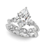 Round Nature Inspired Lab Grown Diamond Engagement Ring - VS1 D/E/F | 14K & 18K Gold | 14K Yellow Gold | Round Lab Diamond | Picasso Gold & Diamond Chicago
