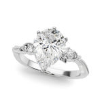 Round Nature Inspired Lab Grown Diamond Engagement Ring - VS1 D/E/F | 14K & 18K Gold | 14K White Gold | Round Lab Diamond | Picasso Gold & Diamond Chicago
