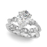 Round Nature Inspired Lab Grown Diamond Engagement Ring - VS1 D/E/F | 14K & 18K Gold | 14K Rose Gold | Round Lab Diamond | Picasso Gold & Diamond Chicago