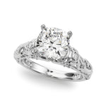 Round Nature Inspired Lab Grown Diamond Engagement Ring - VS1 D/E/F | 14K & 18K Gold | 18K Rose Gold | Round Lab Diamond | Picasso Gold & Diamond Chicago