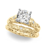 Round Nature Inspired Lab Grown Diamond Engagement Ring - VS1 D/E/F | 14K & 18K Gold | 18K Rose Gold | Round Lab Diamond | Picasso Gold & Diamond Chicago