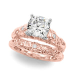 Round Nature Inspired Lab Grown Diamond Engagement Ring - VS1 D/E/F | 14K & 18K Gold | Platinum | Round Lab Diamond | Picasso Gold & Diamond Chicago
