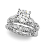 Round Nature Inspired Lab Grown Diamond Engagement Ring - VS1 D/E/F | 14K & 18K Gold | Platinum | Round Lab Diamond | Picasso Gold & Diamond Chicago