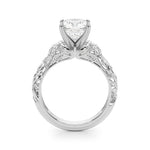 Round Nature Inspired Lab Grown Diamond Engagement Ring - VS1 D/E/F | 14K & 18K Gold | Lab Grown Diamond Engagement Ring | Picasso Gold & Diamond | Chicago