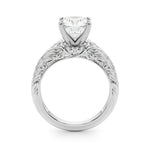 Round Nature Inspired Lab Grown Diamond Engagement Ring - VS1 D/E/F | 14K & 18K Gold | Lab Grown Diamond Engagement Ring | Picasso Gold & Diamond | Chicago