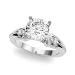 Round Nature Inspired Lab Grown Diamond Engagement Ring - VS1 D/E/F | 14K & 18K Gold | 18K Rose Gold | Round Lab Diamond | Picasso Gold & Diamond Chicago