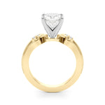 Round Nature Inspired Lab Grown Diamond Engagement Ring - VS1 D/E/F | 14K & 18K Gold | Lab Grown Diamond Engagement Ring | Picasso Gold & Diamond | Chicago